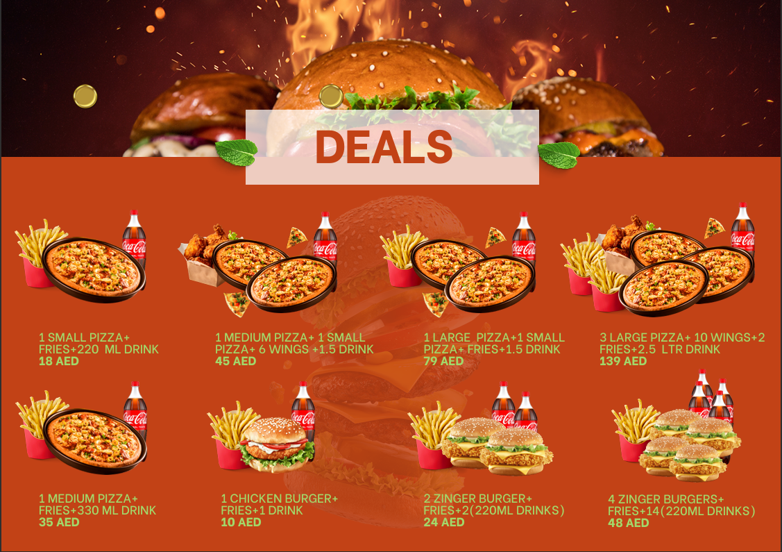 Deals Menu